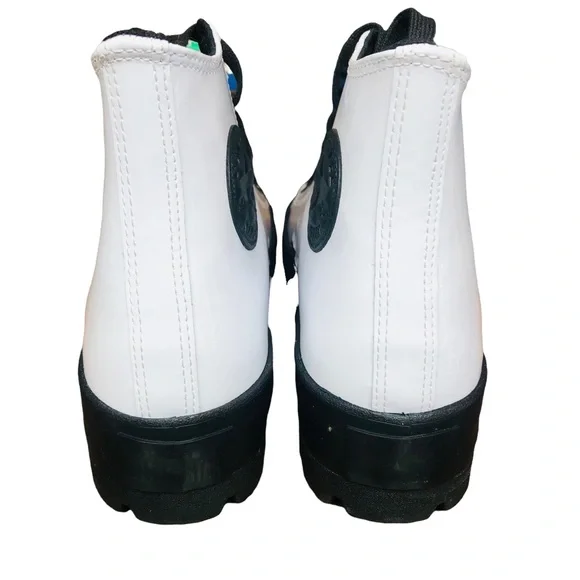 Converse Chuck Taylor All Star High Surface Fusion Lugged Boots White Size 10 - Picture 5 of 12